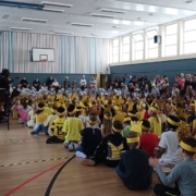 Trommelfeuer in der Aula